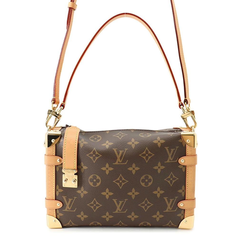 Louis Vuitton Monogram Side Trunk Handbag Shoulder